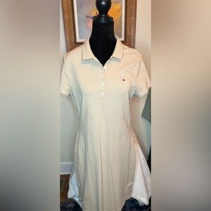 Tommy Hilfiger Tan Dress Slim Fit Large